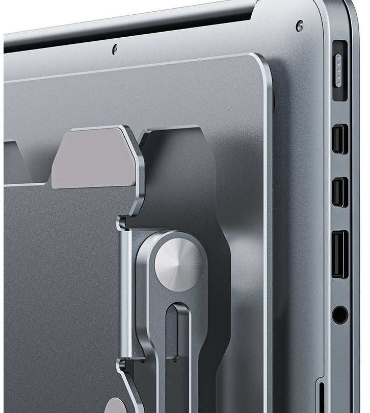 Verstelbare laptopstandaard, draagbare computerstandaard, laptopstandaard van aluminiumlegering, compatibele laptopstandaardhouder