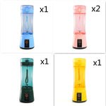 Draagbare elektrische fruitpers, draadloos, USB-oplaadbaar, mini-mixer, multifunctionele zomerse smoothieblender, keukenbenodigdheden