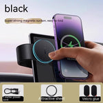 Magnetische buigzame autotelefoonhouder, draadloze oplader, telefoonhouder, 15W, auto-dashboardbevestiging, compatibel met telefoon